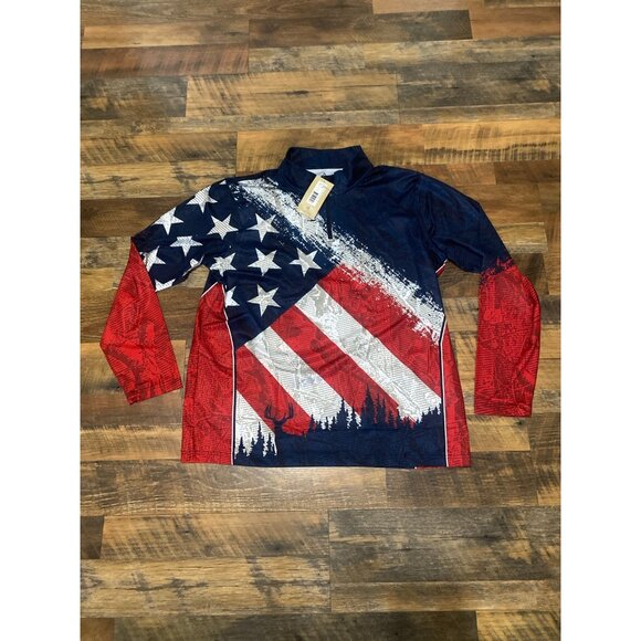 Legendary Whitetails Men's‎ Shoal 1/4 Zip Performance Shirt - Picture 1 of 3